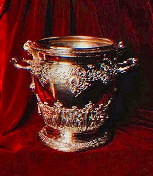 Ice-pail with arms of 1st Earl of Bristol by Rollo, 1715-20 by English School
