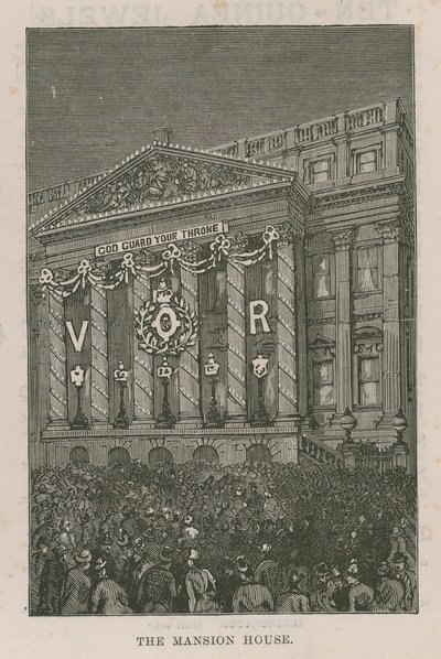 Illuminations Adorning the Mansion House by English School