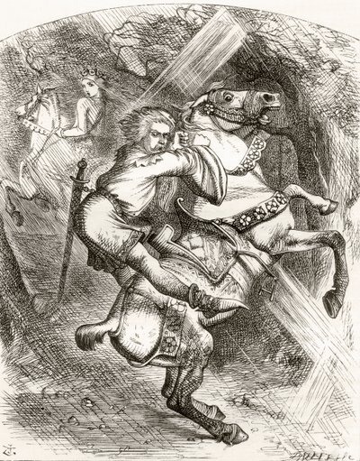 Illustration after J. Tenniel for the poem 