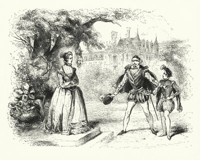 Illustration for Les Huguenots by Giacomo Meyerbeer by English School