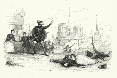 Illustration for Les Huguenots by Giacomo Meyerbeer by English School