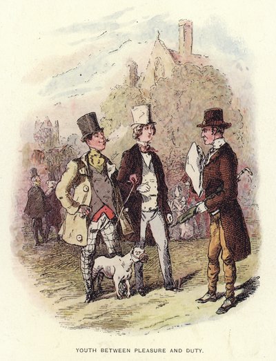 Illustration for Pendennis by Thackeray by English School