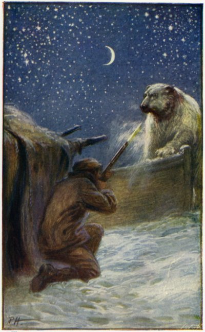 Illustration for Peter The Whaler by William H G Kingston by English School