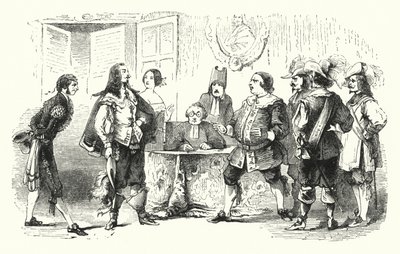 Illustration for The Barber of Seville by Rossini by English School
