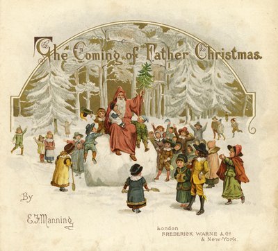 Illustration for The Coming of Father Christmas by English School