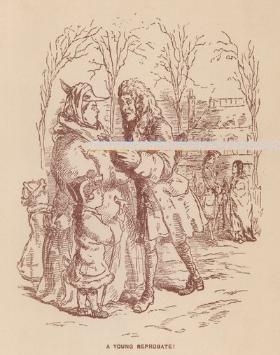 Illustration for The Virginians by Thackeray by English School