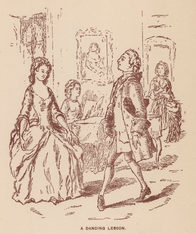 Illustration for The Virginians by Thackeray by English School