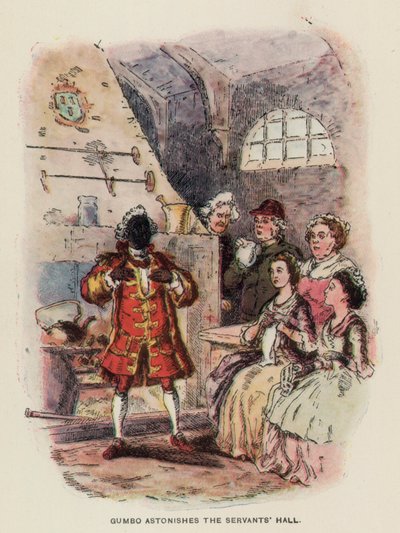 Illustration for The Virginians by Thackeray by English School
