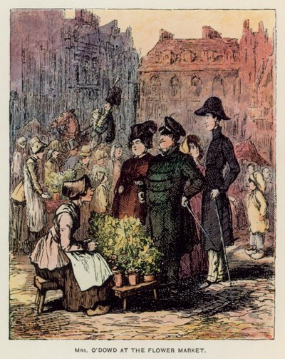Illustration for Vanity Fair by Thackeray by English School