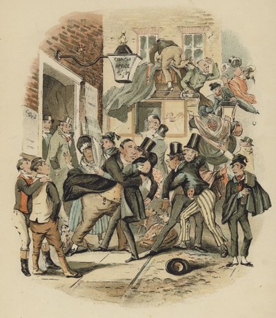 Illustration from Nicholas Nickleby by English School