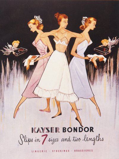 Illustration from the Kayser Bondor Catalogue by English School