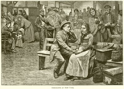 Immigrants at New York by English School