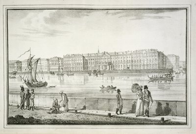 Imperial Winter Palace, St. Petersburg by English School