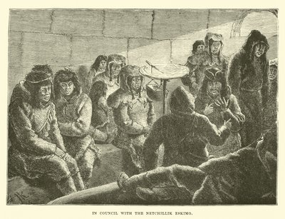 In council with the Netchillik Eskimo by English School