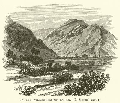 In the Wilderness of Paran, I, Samuel, xxv by English School