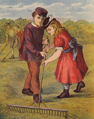 In the hay-field by English School