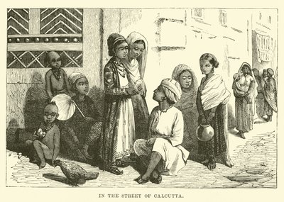 In the Street of Calcutta by English School