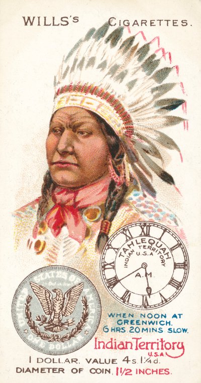 Indian Territory, USA, Dollar by English School