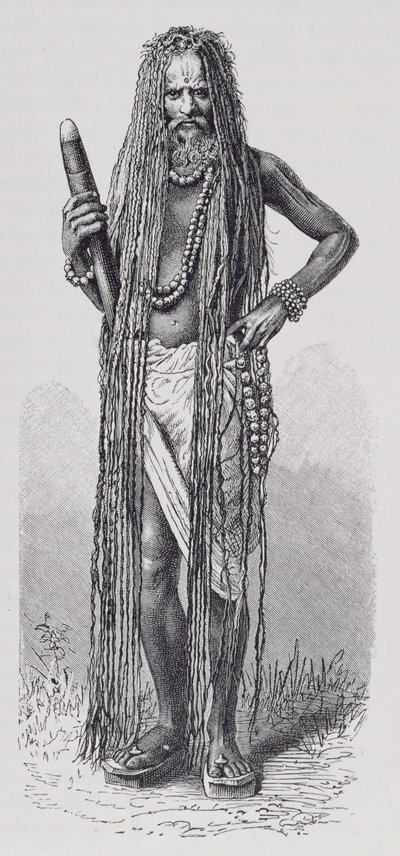 Indian Fakir, from The History of Mankind, Vol.III, by Prof. Friedrich Ratzel, 1898 by English School
