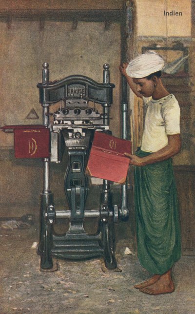 Indian machine operator by English School
