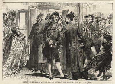Inebriated Flunkeys Outside Williss Rooms on the Night of the Waverley Ball by English School
