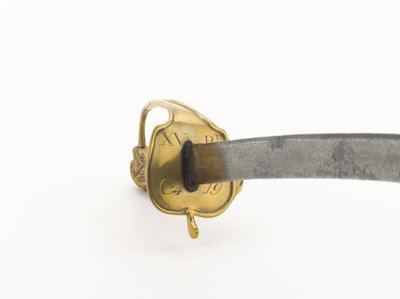 Infantry hanger sword marked to the 15th (Yorkshire East Riding) Regiment, c.1790 by English School