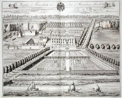 Ingries at Greenhith, the Seat of Jonathan Smith, engraved by I. Kip by English School