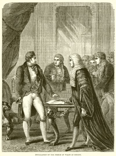 Installation of the Prince of Wales as Regent by English School