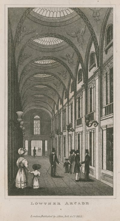 Interior of Lowther Arcade by English School