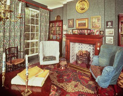 Interior of No.8 Hammersmith Terrace, built c.1735 by English School