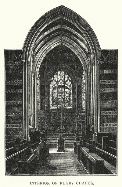 Interior of Rugby Chapel by English School