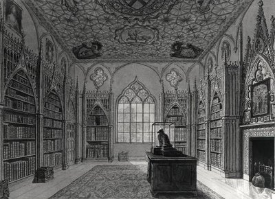 Interior of Strawberry Hill by English School