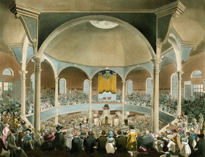 Interior of Surrey Chapel by English School