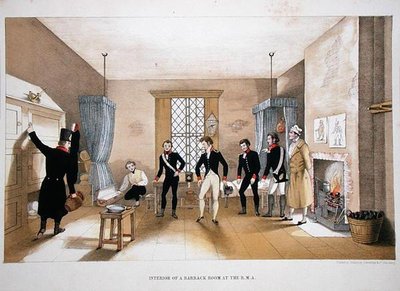 Interior of a Barrack Room at the R.M.A. by English School