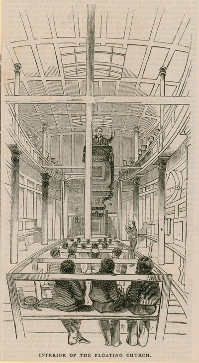 Interior of the Floating Church by English School