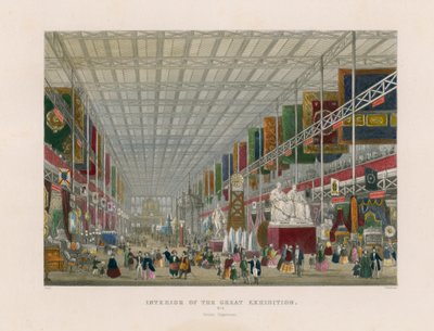 Interior of the Great Exhibition, British Department by English School
