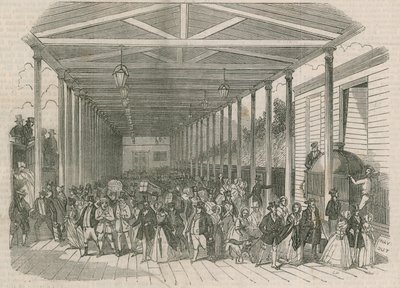 Interior of the Great Western Railway Terminus by English School