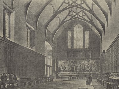 Interior of the Hall, 1816 by English School