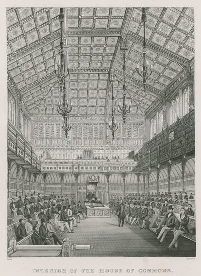 Interior of the House of Commons by English School