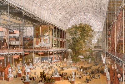 Interior of the International Exhibition of 1862 by English School