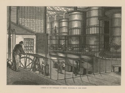 Interior of the Distillery of Messrs Nicholson by English School