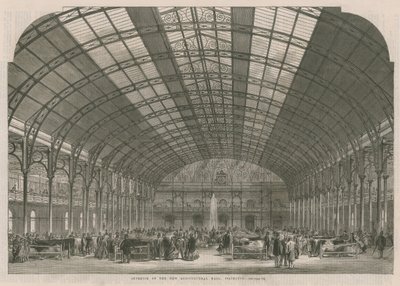 Interior of the New Agricultural Hall by English School