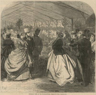 Interior View of the International Horticultural Exhibition by English School