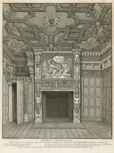 Interior View of the Home of Sir Paul Pindar by English School