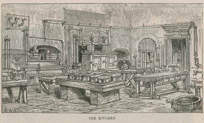 Interior View of the Kitchen of Chelsea Hospital by English School