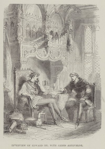 Interview of Edward III with James Artevelde by English School