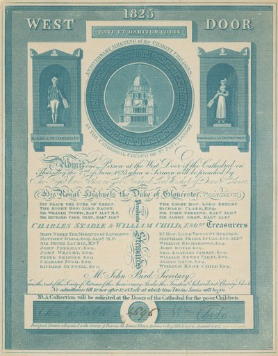 Invitation to the Anniversary Meeting of the Charity Children by English School