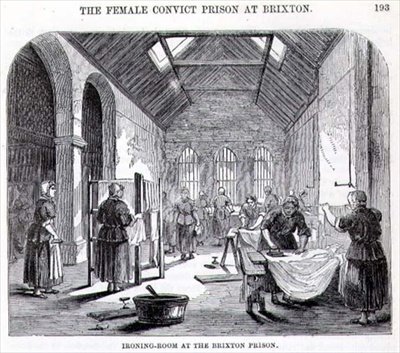 Ironing-Room at the Brixton Prison, from 