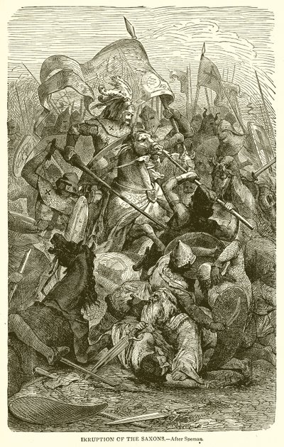 Irruption of the Saxons by English School