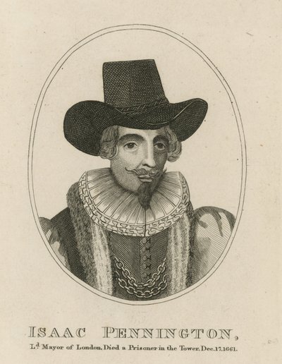 Isaac Pennington, Lord Mayor of London by English School